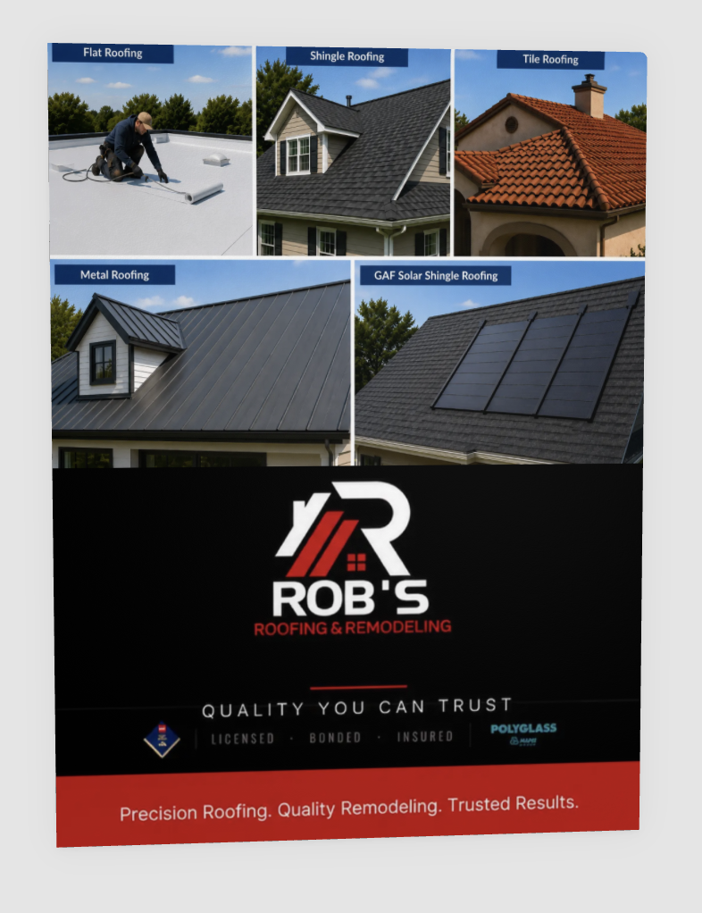 Rob's Roofing folder