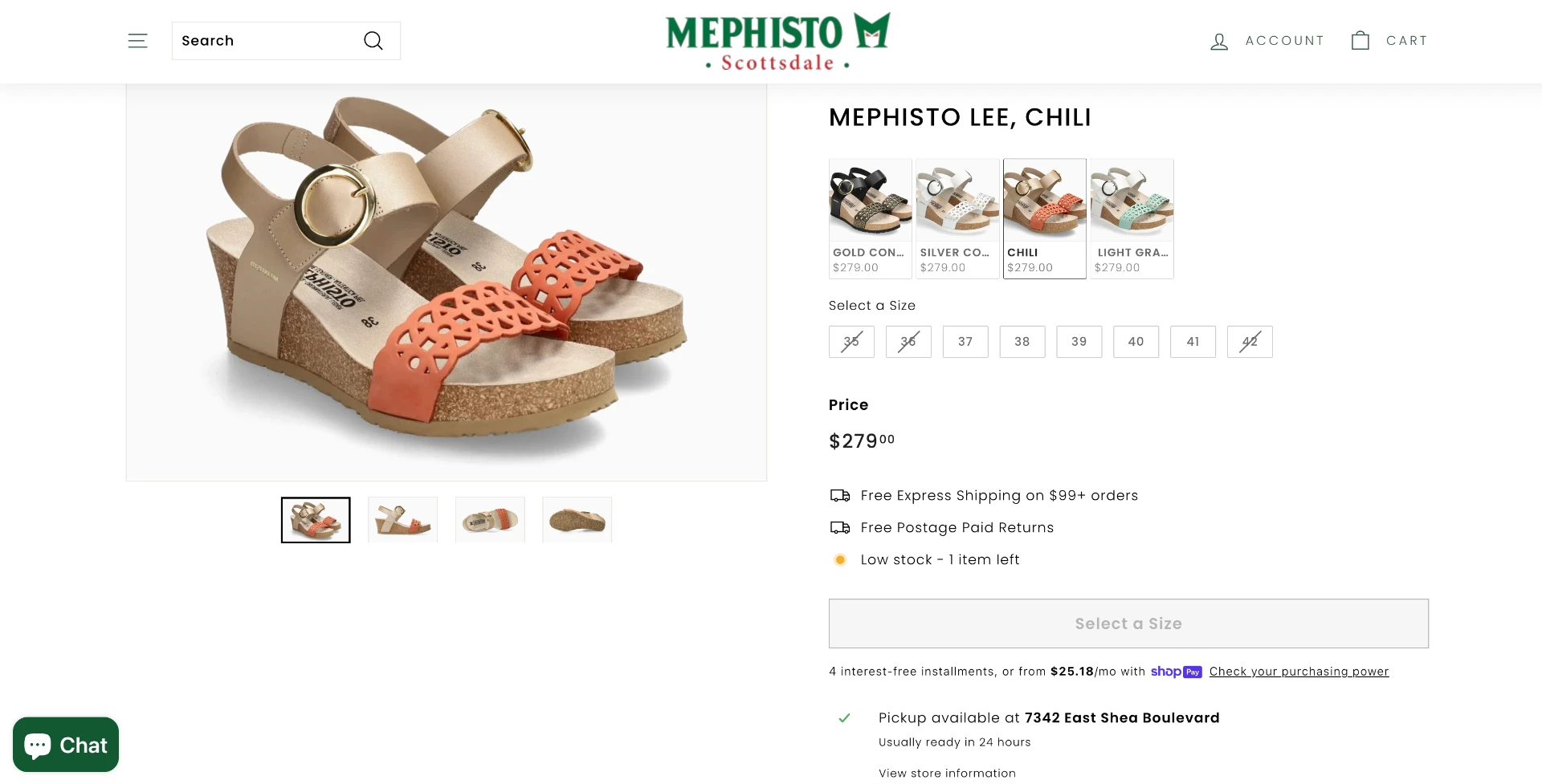 Find Foot Support product page